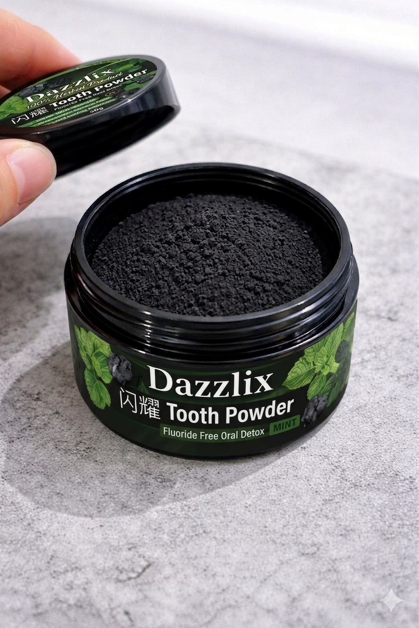 Dazzlix Tooth Powder 100% Herbal Powduct