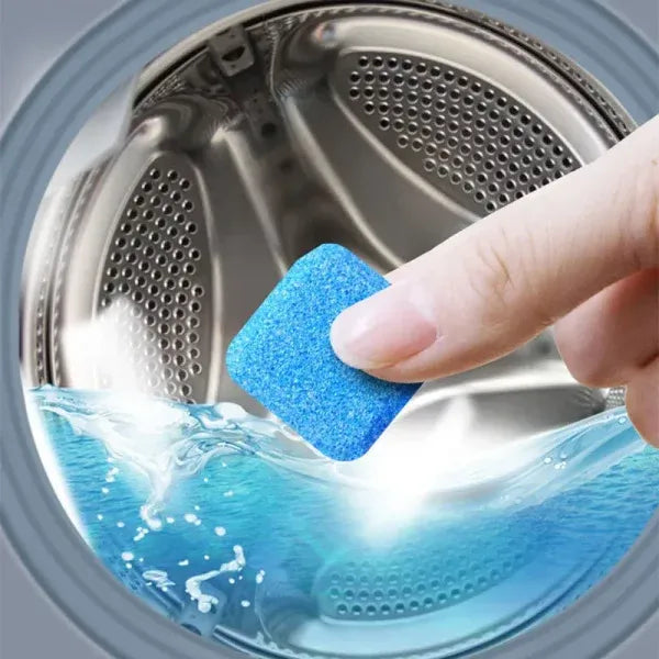Pack of 1 Washing Machine Cleaner Tablets – 12 Tablet | Deep Cleaning & Deodorizing for Front Load, Top Load & HE Washers