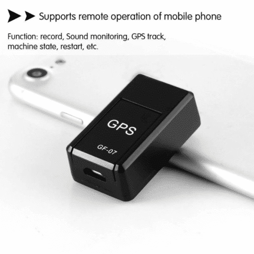 Mini GPS Tracker GF-07 – Real Time Vehicle & Personal Tracking Device with USB Cable