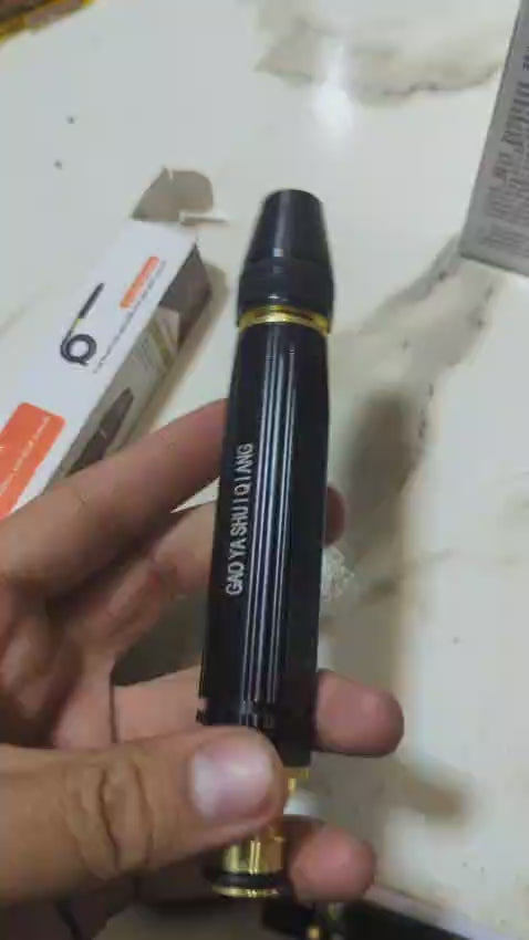 High Pressure Metal Brass Adjustable Nozzle Water Spray Gun – Heavy-Duty Garden & Car Wash Cleaning Tool