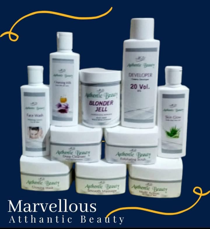 Authentic beauty whitening facial kit